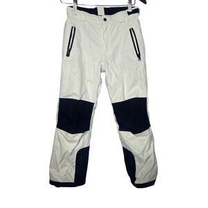 Reima white black ski snowboard snow pants sz 140cm 10y
